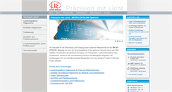 Desktop Screenshot of micro-optronic.de